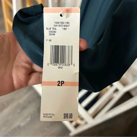 Evan-Picone Blue Teal Dress - Size 2P - New with Tags - Picture 4 of 5